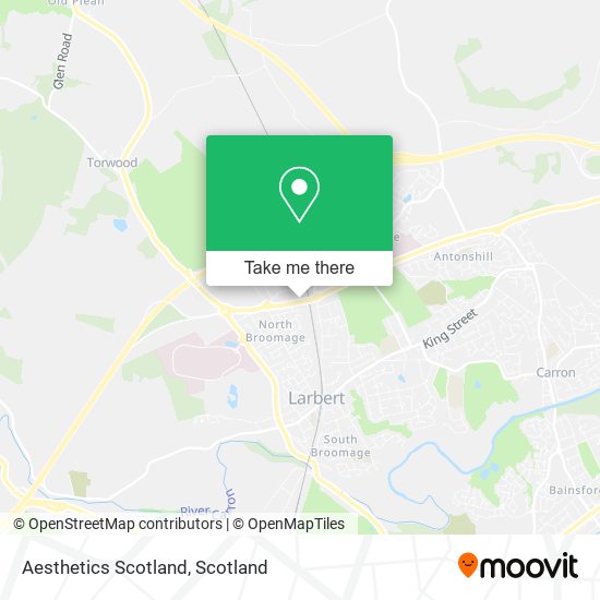 Aesthetics Scotland map