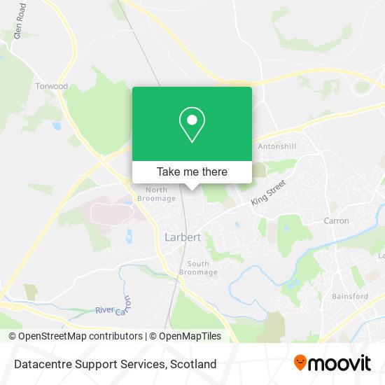 Datacentre Support Services map