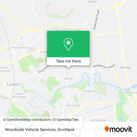 Woodside Vehicle Services map