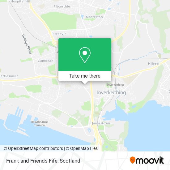 Frank and Friends Fife map