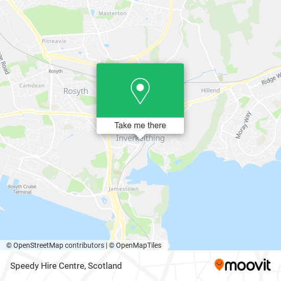 Speedy Hire Centre map