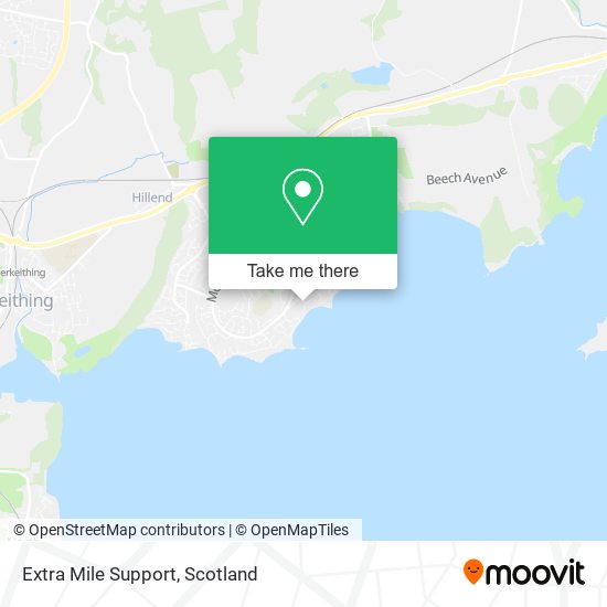Extra Mile Support map