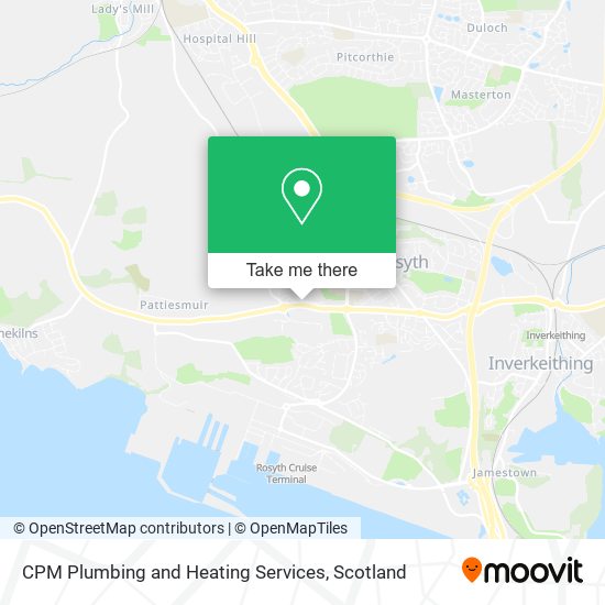 CPM Plumbing and Heating Services map