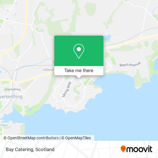 Bay Catering map