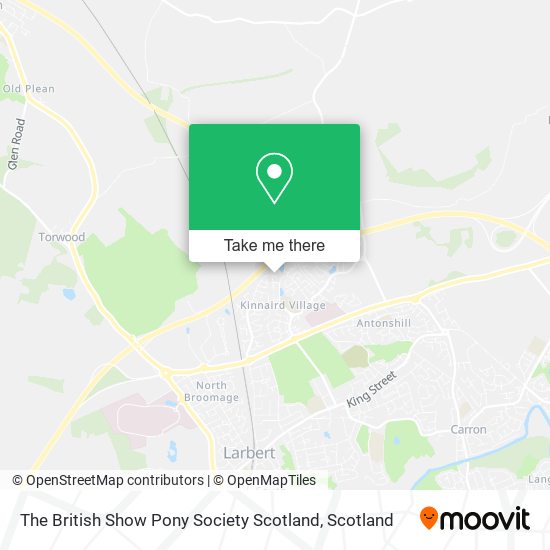 The British Show Pony Society Scotland map