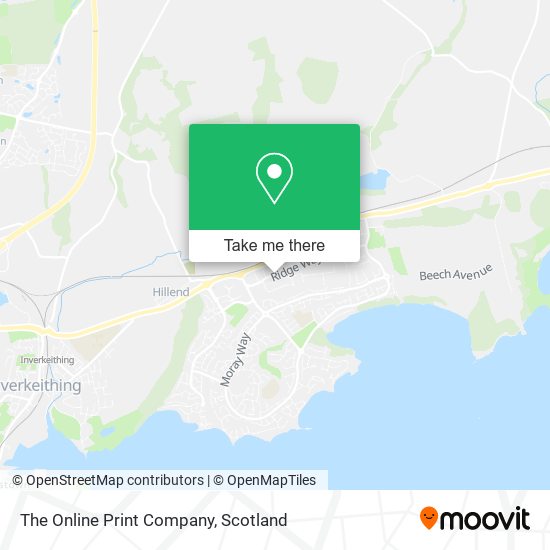 The Online Print Company map