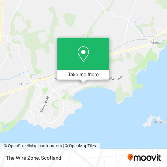 The Wire Zone map