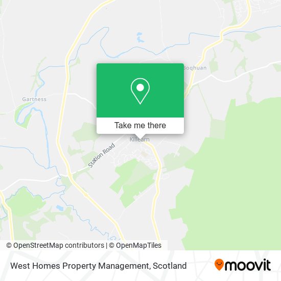 West Homes Property Management map