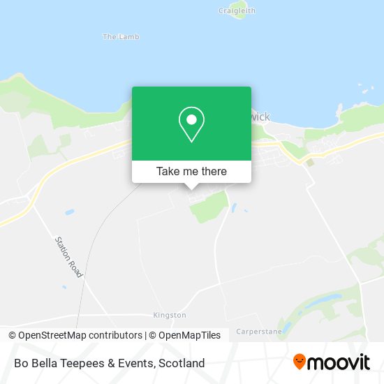 Bo Bella Teepees & Events map