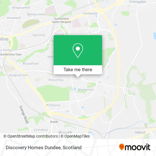 Discovery Homes Dundee map