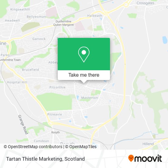 Tartan Thistle Marketing map