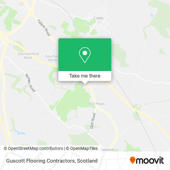 Guscott Flooring Contractors map
