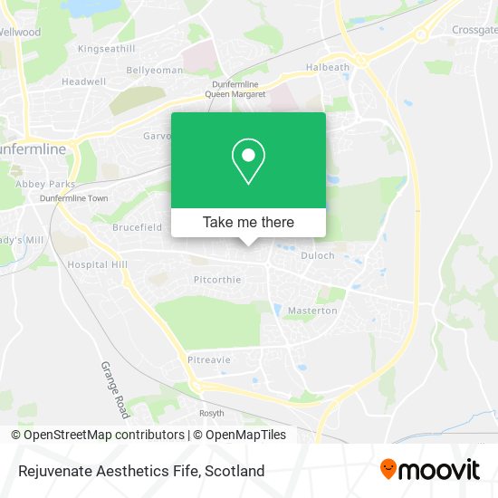 Rejuvenate Aesthetics Fife map