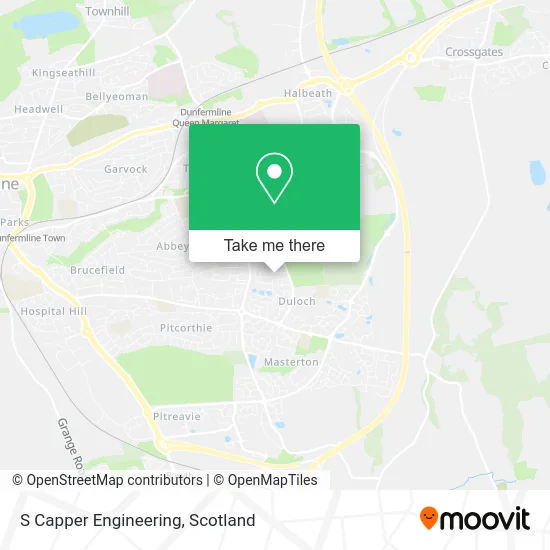S Capper Engineering map