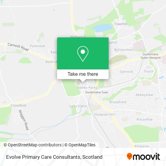 Evolve Primary Care Consultants map