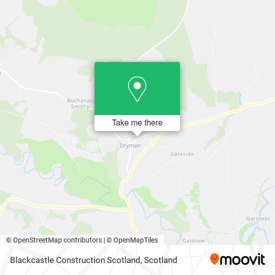 Blackcastle Construction Scotland map