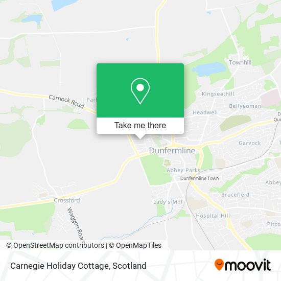 Carnegie Holiday Cottage map