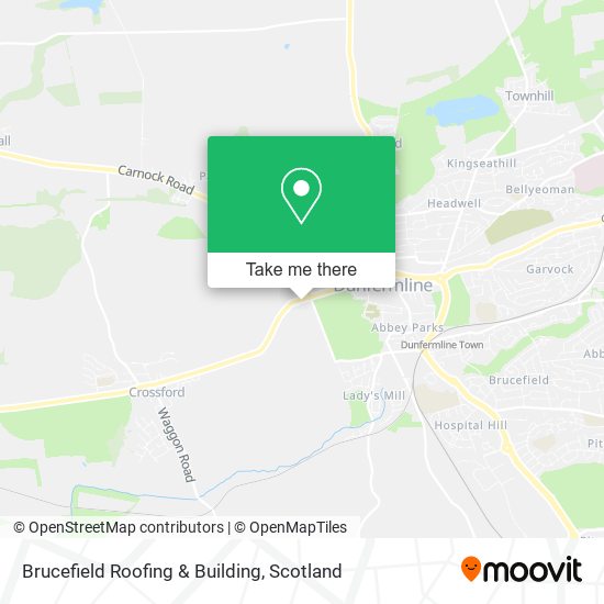 Brucefield Roofing & Building map