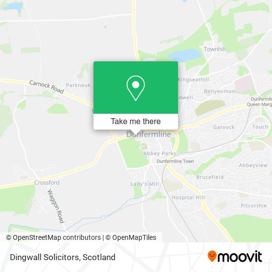 Dingwall Solicitors map