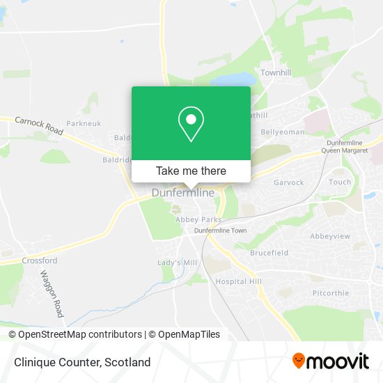 Clinique Counter map