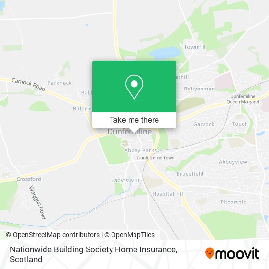 Nationwide Building Society Home Insurance map