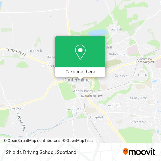 Shields Driving School map