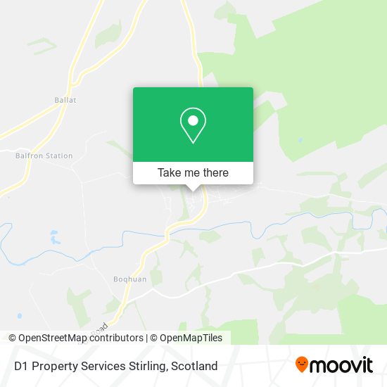 D1 Property Services Stirling map