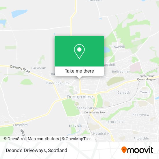 Deano's Driveways map