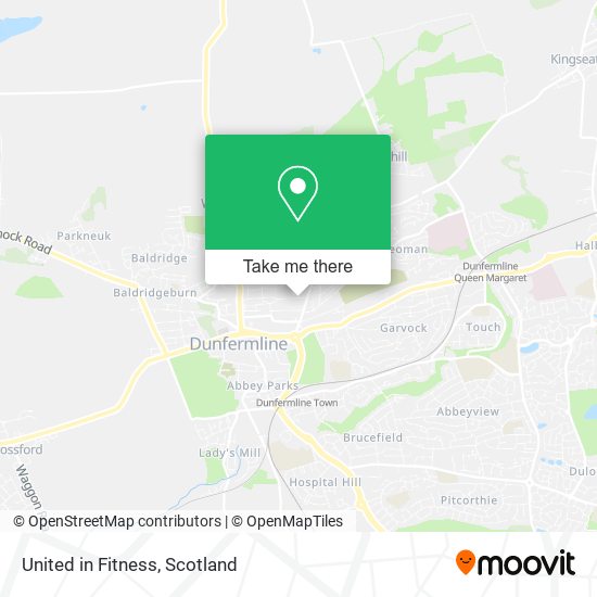 United in Fitness map