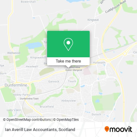 Ian Averill Law Accountants map