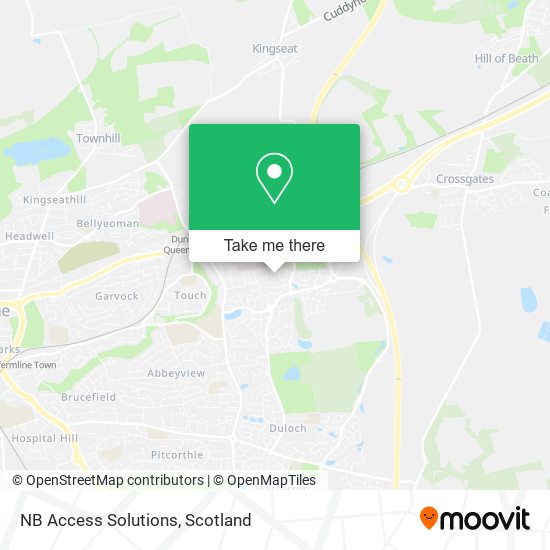 NB Access Solutions map