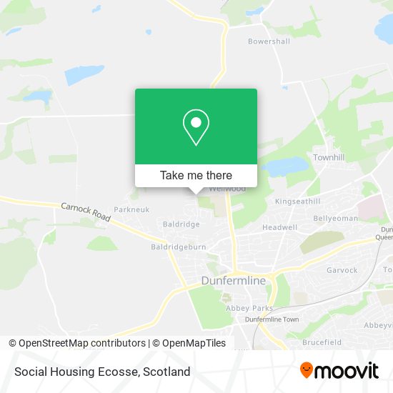 Social Housing Ecosse map
