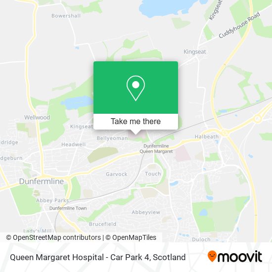 Queen Margaret Hospital - Car Park 4 map