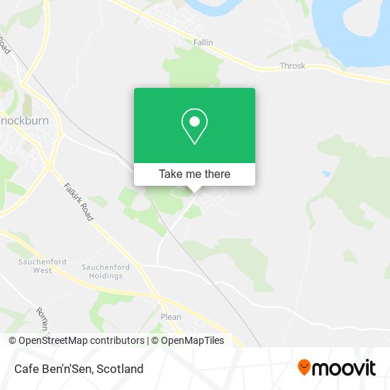 Cafe Ben'n'Sen map