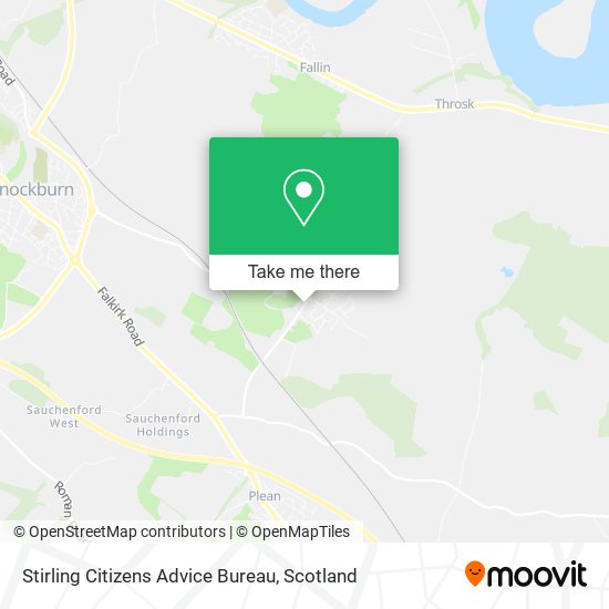 Stirling Citizens Advice Bureau map