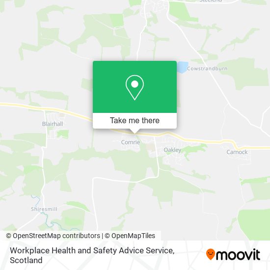 Workplace Health and Safety Advice Service map