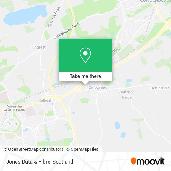 Jones Data & Fibre map