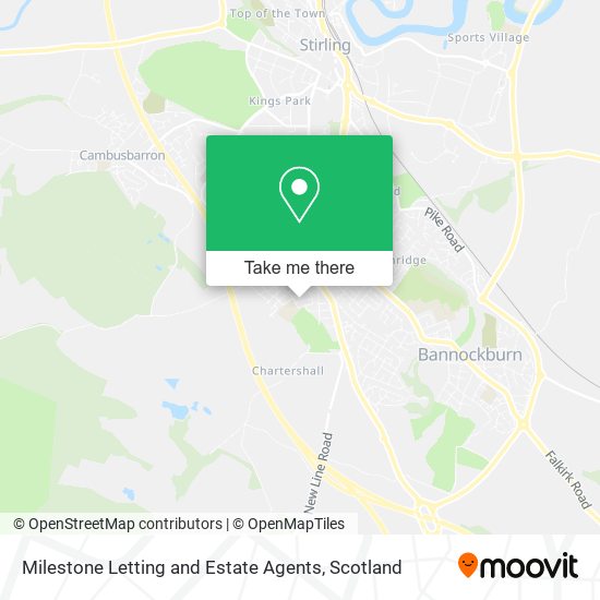 Milestone Letting and Estate Agents map