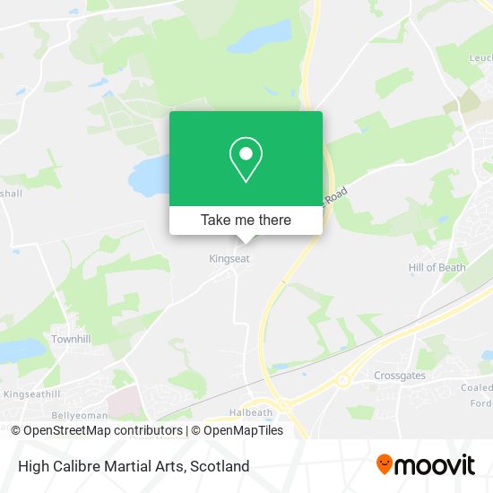 High Calibre Martial Arts map