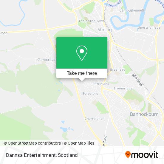 Dannsa Entertainment map