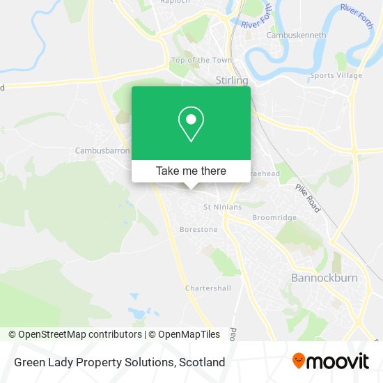 Green Lady Property Solutions map
