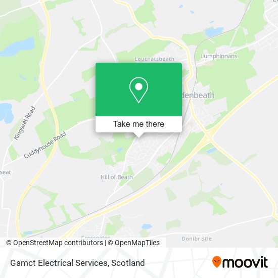 Gamct Electrical Services map