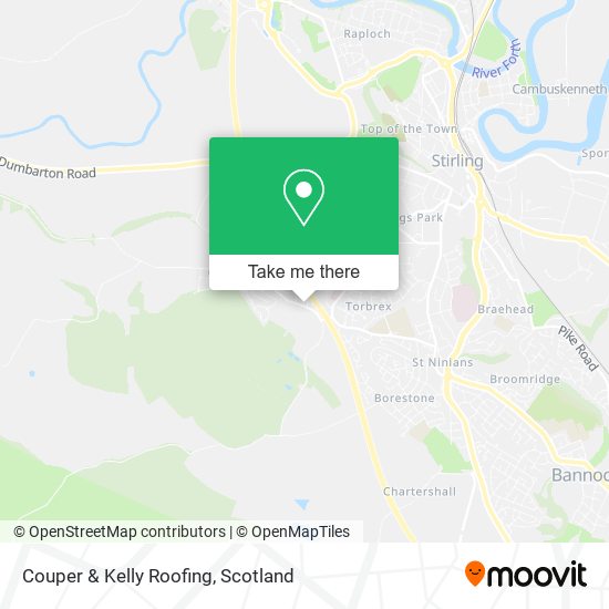 Couper & Kelly Roofing map