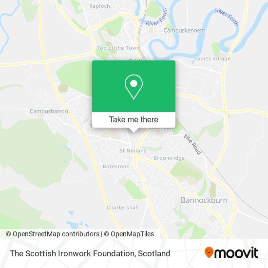 The Scottish Ironwork Foundation map