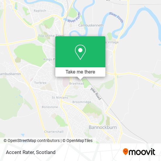 Accent Rater map