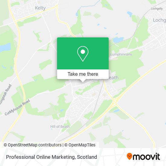 Professional Online Marketing map