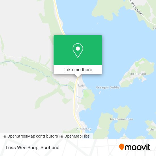 Luss Wee Shop map