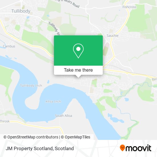 JM Property Scotland map