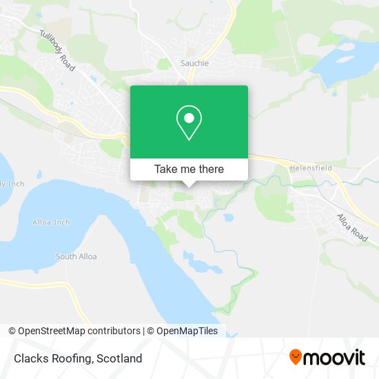 Clacks Roofing map