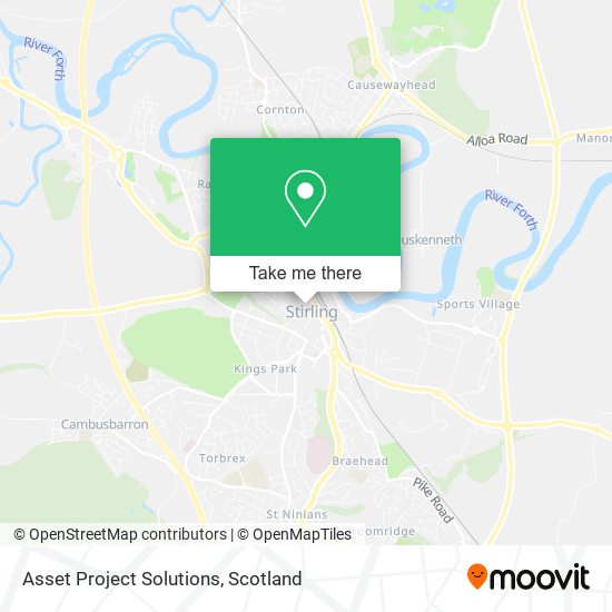 Asset Project Solutions map